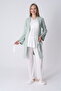 Women's 3-Piece Maternity Pajama Set with Lace Detail and Dressing Gown - Maternity Set That Makes Breastfeeding Easy - 2