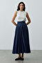 Godeli Multi-Piece Denim Skirt Navy Blue - 4