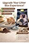 Cat Litter Bentonite 10L | Coffee Scented Litter, Premium Cat Litter, Dust Free & Clumping Litter |