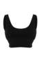 Black Premium Polyamide Fabric Supportive/Shaping Knitted Sports Bra Thmss26Ss00011 - 6