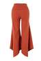 Kiremit Fırçalı Soft Kumaş Asimetrik Spor Yoga Pantolonu/ Eşofman Altı THMSS26EA00001 - 9