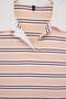 Pink Polo Collar Striped Sleeveless Knitted Plus Size Blouse Tbbss26Af00122 - 5