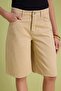 Taş Yüksek Bel Denim Bermuda TWOSS26SR00154 - 3