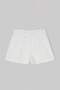 Trendyol Studio Collection White Pleated Mini Slit Denim Shorts Twoss26Sr00062 - 5