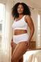 Black-Multicolor 3-Piece Micro Stitch-Free /Non-Marking L Laser Cut Hipster Knitted Panties Tbbss26Cm00012 - 2
