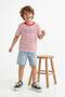 Red-Navy Blue 2-Piece Boys' Printed Knitted T-Shirt Tkdss26Ts00038 - 2