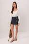 Wardrobe Essentials-Bej Havuz Yaka Fitilli Esnek Modal Örme Bluz TWOAW26BZ00297 - 2
