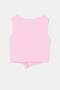 Pembe Fitted/Vücuda Oturan Kayık Yaka Kolsuz Pamuklu Esnek Örme Bluz TWOSS26BZ00035 - 6