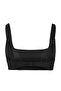 Black Bralette Covered Textured Bikini Top Tbess26Bu00023 - 5