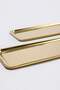 2-Piece Gold Metal Presentation Plate Tphaw26Tbk00063 - 4