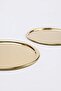 2-Piece Gold Oval Metal Presentation Plate Tphaw26Tbk00062 - 5