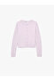 Long Sleeve Crew Neck Buttoned Knitwear Cardigan - 3