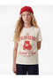 Printed Short Sleeve Crew Neck T-Shirt Cotton Strawberry Printed T-Shirt - 2