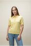 Polo Collar Short-Sleeve Women's Knit T-Shirt - 2