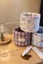 Colorful Quilted Makeup Organizer and Organizer Basket - 6