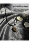 Tiger's Eye Natural Stone Leather Cord Necklace