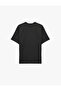 Comfortable Fit Short Sleeve Cotton Crew Neck Embroidered T-Shirt - 4