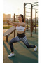 Women's Black Gen Patterned High Waist Supportive Sports Leggings Yoga Pilates Fitness Leggings - 2
