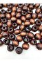 18mm Brown Wood, Wooden Beads (50R,~28 Beads) - 3