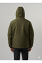 Men's Coat Quilted Lined Softshell Coat with Print Detail - 4