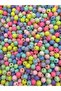 25gr 8mm Pastel Mixed Color Round Plastic Beads, Jewelry Making Beads (25gr,~95pcs) - 2