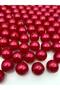 20mm Red Plastic Pearl Beads, Beads for Bag and Jewelry Making (250 Gr,~60 Pcs)