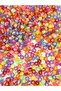 100 Gr 4X7Mm Mixed Color Transparent Flat Letter Beads, Flat Oval Letter Beads (100Gr,~750 Pieces) - 3