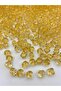 14mm Mustard Color Pyramid Model Acrylic Beads, Jewelry, Bag Making Beads (100Gr,~110 Pieces) - 2