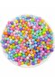 25gr 6mm Pastel Mixed Color Round Plastic Beads, Jewelry Making Beads (25GR,~240 PCS)