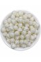 50 Gr 14mm White Color Pyramid Pearl Blackberry Beads, Jewelry Making Beads (~35 Pieces)