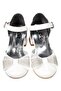 Girl's Ballerina Flats, Size 33-37, White - 4