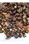 Mixed Plastic Beads in Brown Tones (250 Grams) for Bracelets, Necklaces, Keychains, and Jewelry Making - 2