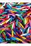 Mixed Color Plastic Rod, Barley Model Beads, jewelry, accessory Beads (50gr, ~80 Pieces) - 3