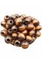 18mm Brown Wood, Wooden Beads (50R,~28 Beads) - 2