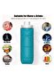 Collapsible Silicone Water Bottle, Leakproof & Foldable for Travel, Gym, Camping, Hiking, Sports - 5