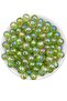 12mm Light Green Janjanli Acrylic Ball Beads, Shiny Jewelry, Bag Making Beads (100gr,~95 Pieces)