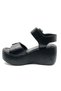 Wirgo Genuine Leather Comfort Orthopedic Women's Sandals Black - 6