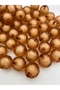 26mm Mink-Brown Beaded World Acrylic Beads, Bag Making Beads (100Gr ~11 Pieces Beads)