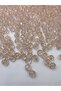 100gr 10mm Coral / Salmon Honeycomb Model Acrylic Beads, Jewelry, Bag Making Beads (100gr,~210 Pieces) - 2