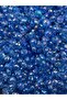 Blue Color 8mm Flat Acrylic Beads, Shiny Jewelry Making Hobby Beads (50Gr, ~290 Pieces) - 2