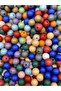 100gr Opaque Round Mixed Color 10mm Ball Model Acrylic Beads,Bag Bead (~ 175pcs) - 2