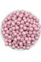 100gr Opaque Honeycomb Model Light Pink Color 10mm Acrylic Beads, Bag Making Beads (~200 Pieces) - 3