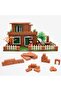 100-Piece Mini Bricks, Realistic Tiny Blocks for DIY Miniature House Building, Red - 2