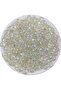 Transparent Color Flat 10mm Janjan Acrylic Beads, Shiny Jewelry, Bag Making Beads (50gr,~150 Pieces) - 2