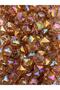 100gr 14mm Brown Cube with Janjan, Cubic Model Acrylic Beads, jewelry, bag Beads (100gr,~80pcs) - 4