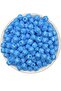 100gr 10mm Opaque Blue Color Cube, Cubic Model Acrylic Beads, Bag Beads (100gr,~200 Pieces)