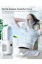 Bladeless Desktop Oscillating Fan with LED Night Light, 3 Speed, Quiet for Home Office - 3