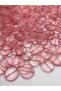 100gr Pink Color 25mm Flat Flat Round Acrylic Beads, Bag Making Beads (100GR~40 PCS), - 3