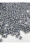 10mm Gray / Smoke Color Acrylic Cube Beads with Beads Inside, Jewelry, Bag Making Beads (100gr,~250 Pieces) - 3