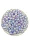 100gr 10mm Blue-Purple/Lilac Marbled Pastel Pearl Beads, Jewelry, Bag Beads (~200 Pieces)